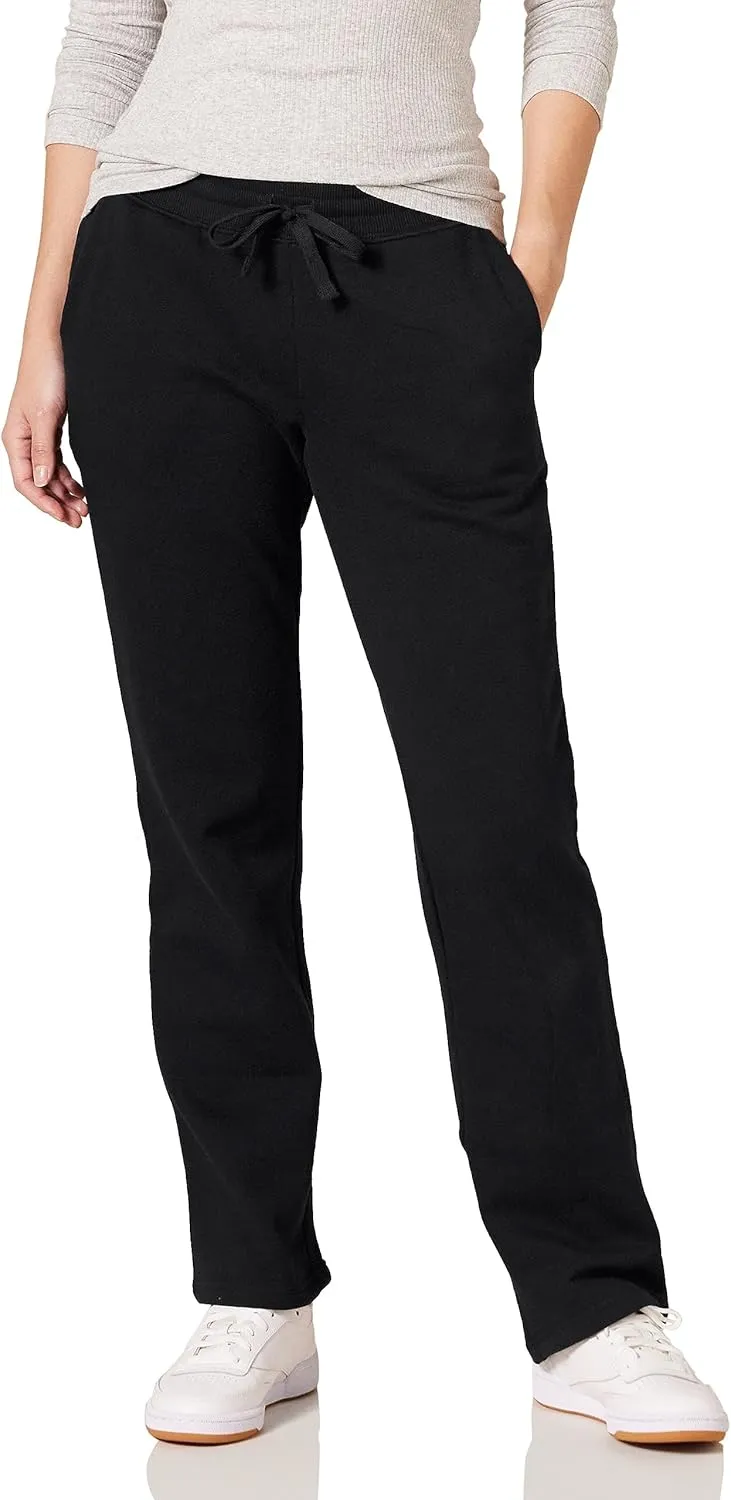 Amazon Essentials Straight Leg Sweatpants with Drawstring for Women, Fleece - (Available in Plus Size)