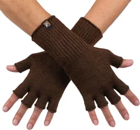 Evolution Knitwear Alpaca Knit Fingerless Gloves for Women - Super Soft Baby Alpaca - Made in the USA - Small