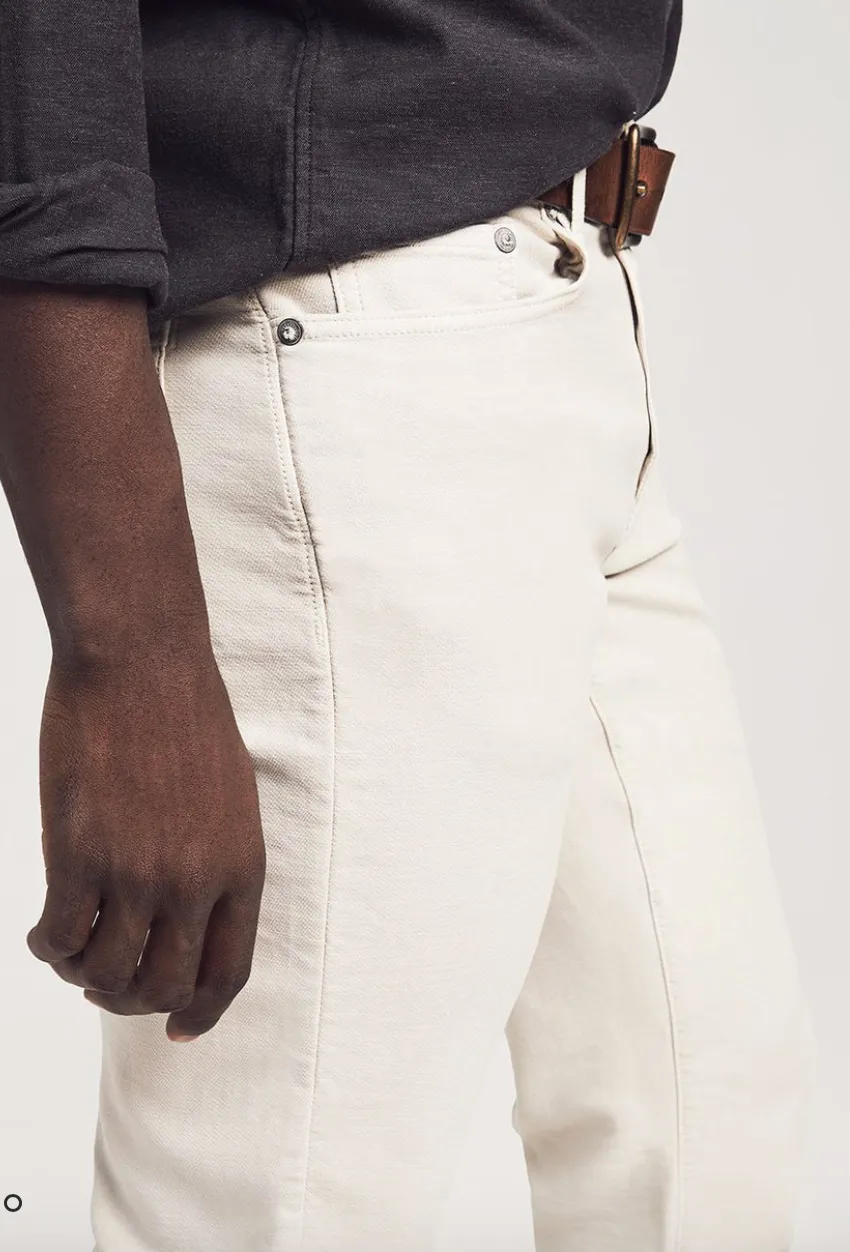 Faherty Stretch Terry 5-Pocket Stone
