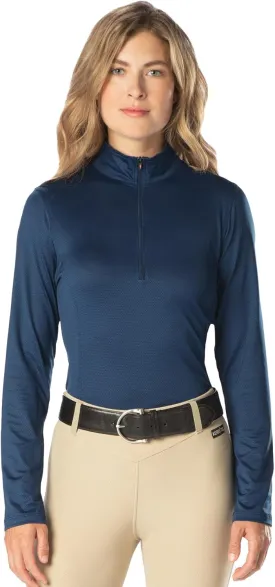 Kerrits Women's Ice Fil Lite Long Sleeve Shirt  Cooling Sun Protection Shirt for Horse Riding, Golf, Hiking