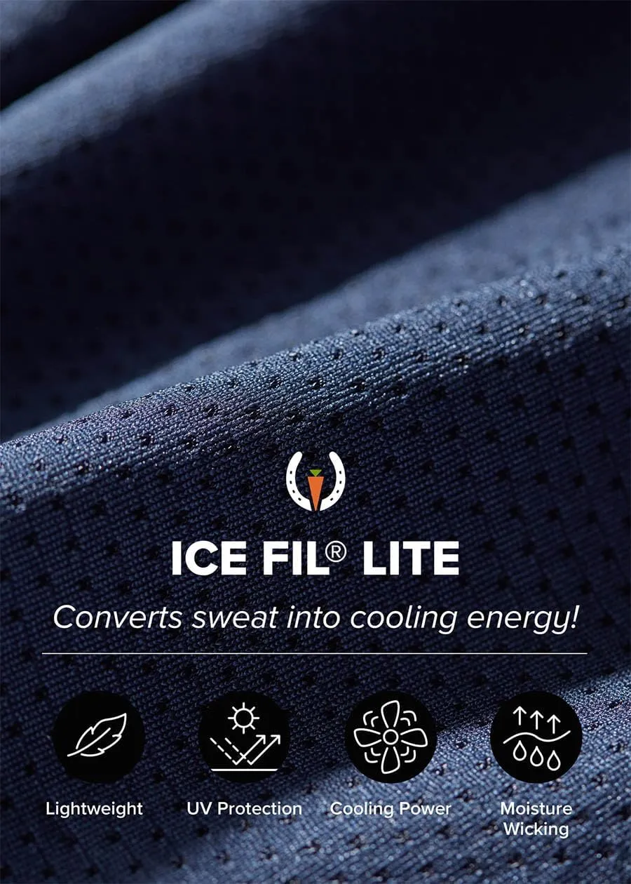 Kerrits Women's Ice Fil Lite Long Sleeve Shirt  Cooling Sun Protection Shirt for Horse Riding, Golf, Hiking