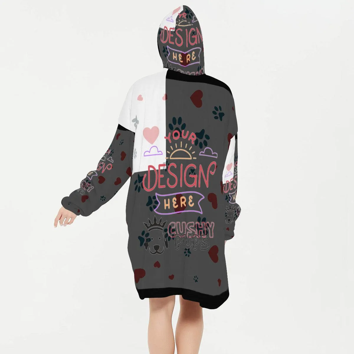Printed Hoodies, Personalized Sweatshirts, Custom Zip Up Hoodies, High Quality Custom Hoodies - Cushy Pups