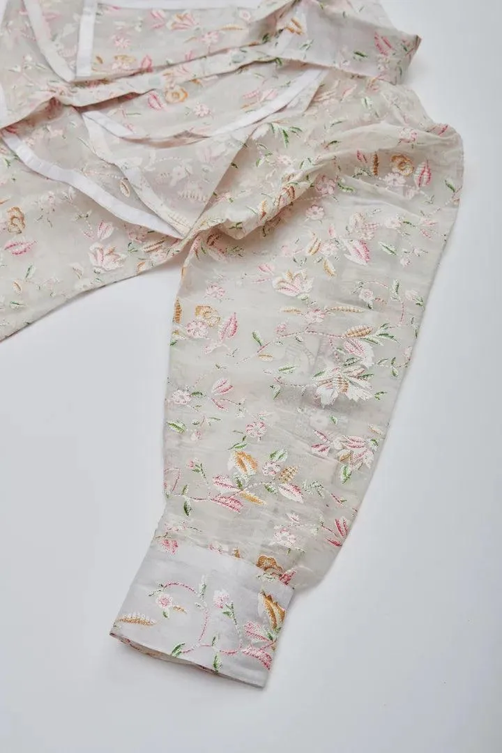Printed Ruffle Shirt