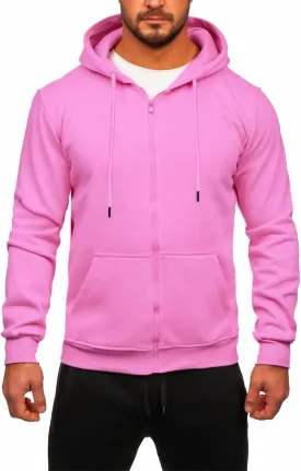 TUVEKE Men's Zip Up Hoodie Athletic Hoodies Long Sleeve Fleece Hooded Sweatshirts Lightweigt With Pockets (S-3XL)