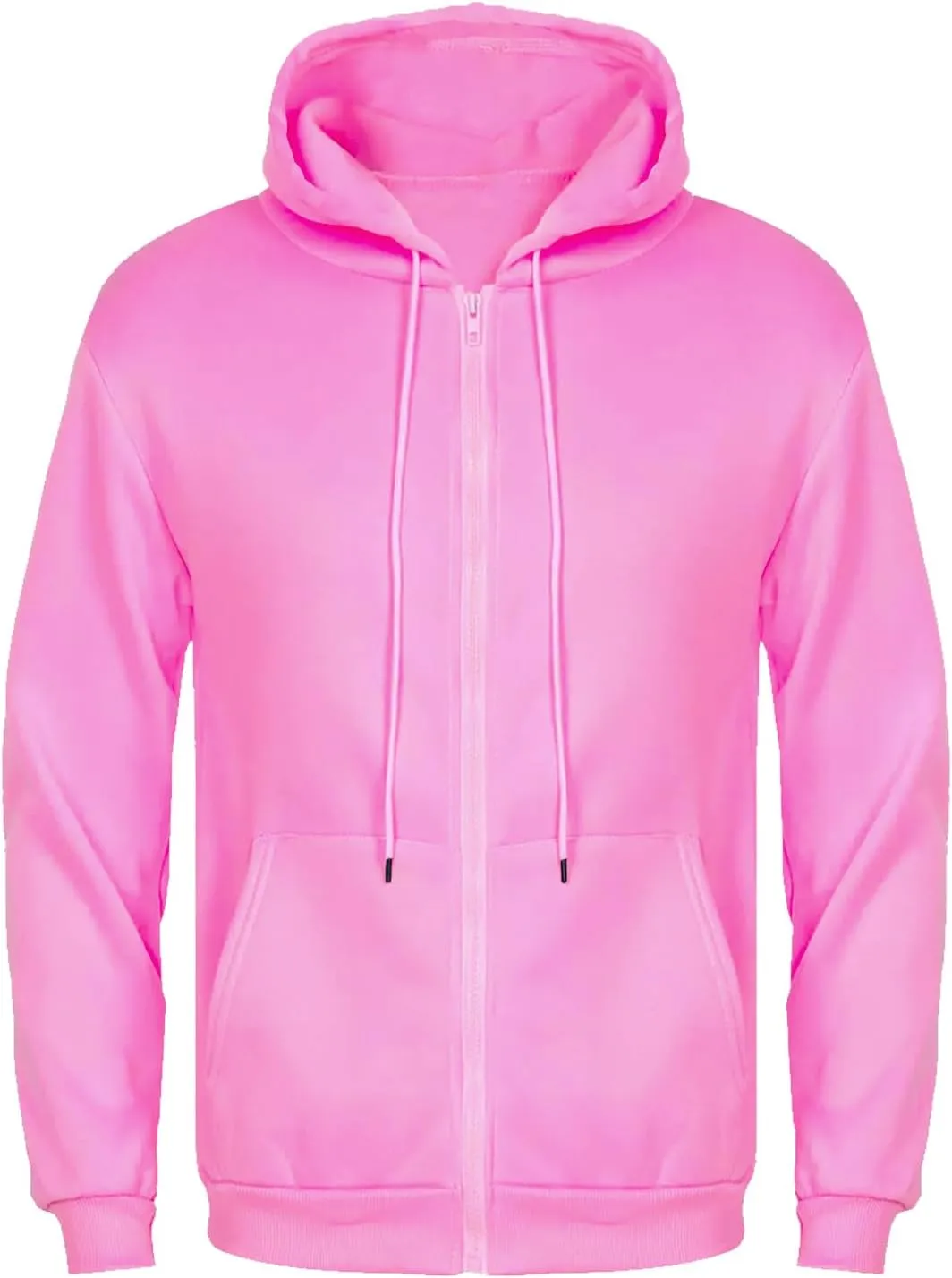 TUVEKE Men's Zip Up Hoodie Athletic Hoodies Long Sleeve Fleece Hooded Sweatshirts Lightweigt With Pockets (S-3XL)