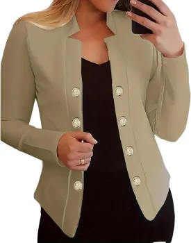 Womens Blazers for Work Casual Jacket Office Business Blazer Jackets Open Front Lightweight Long Sleeve Fall Outfits