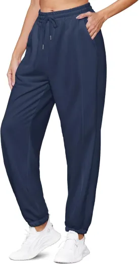 Women's High Waist Baggy Sweatpants Lounge Drawstring Workout Pants with Pockets Sweats for Women Running Joggers