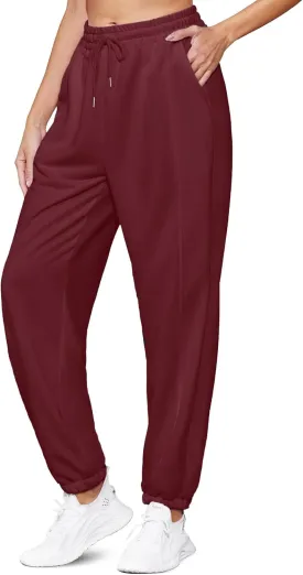 Women's High Waist Baggy Sweatpants Lounge Drawstring Workout Pants with Pockets Sweats for Women Running Joggers
